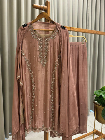 Heavy Handworked Chinnon Suit