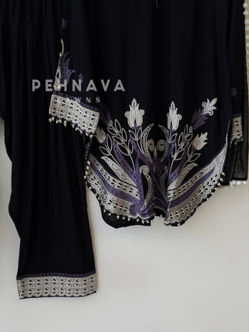 Floral Embroidered Farshi Salwar 401