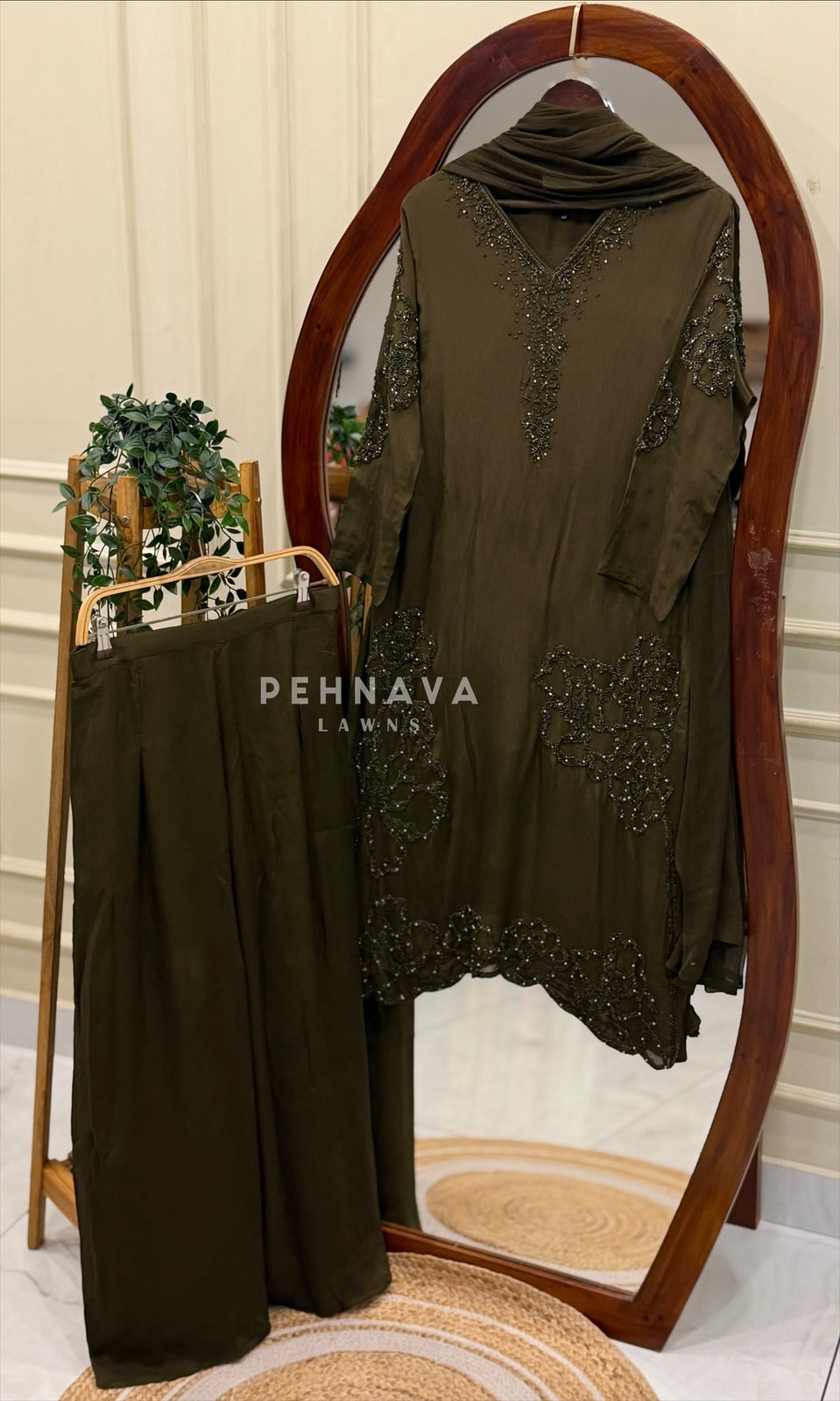 Premium Handworked Chinnon Suit