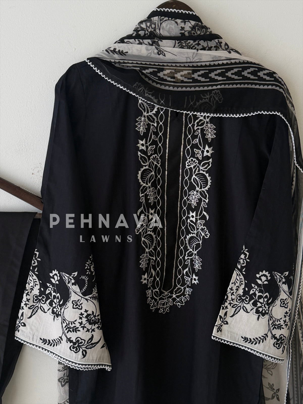 Signature Embroidered Unstitched Suit-1356B