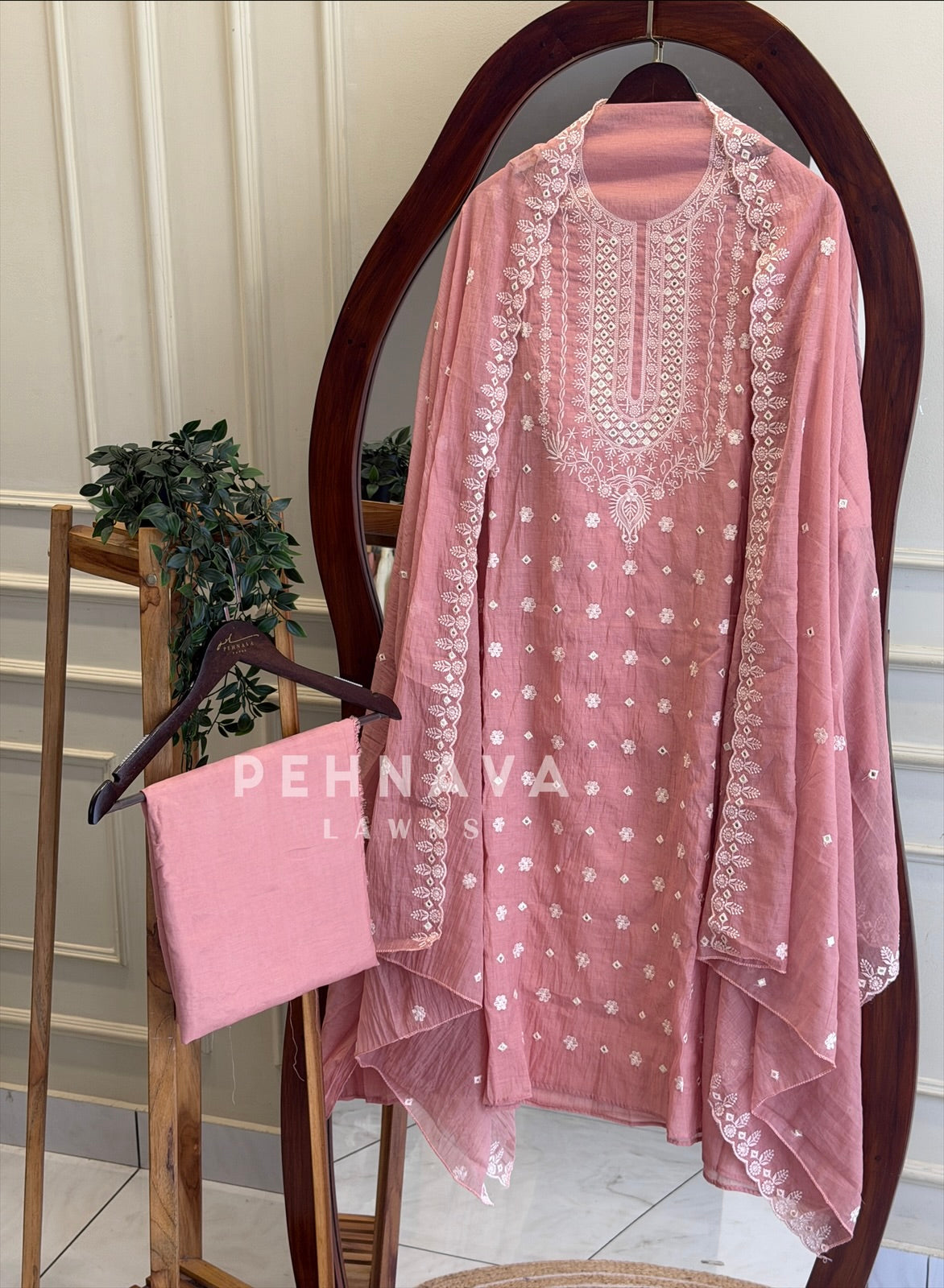 Embroidered Unstitched Suit-1007