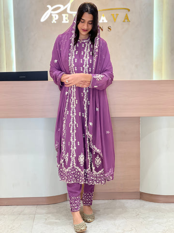 Premium Handworked Anarkali