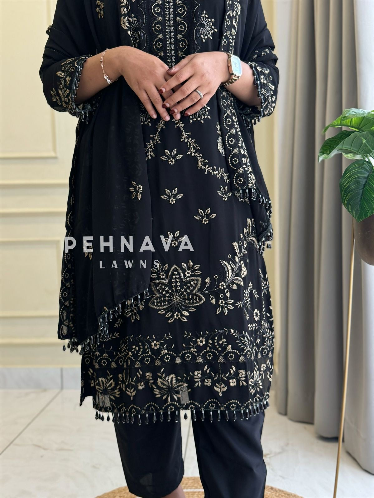 Heavy Embroidered Georgette Stylish Salwar