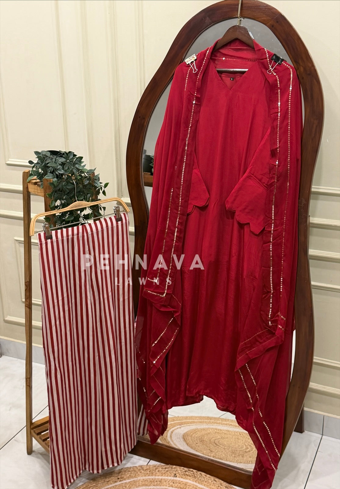 Premium Crepe Three Piece Ensemble 300