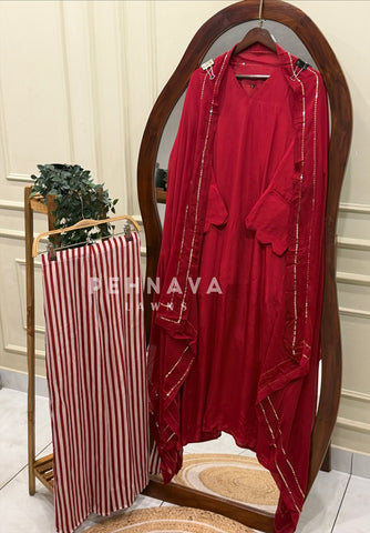 Premium Crepe Three Piece Ensemble 300