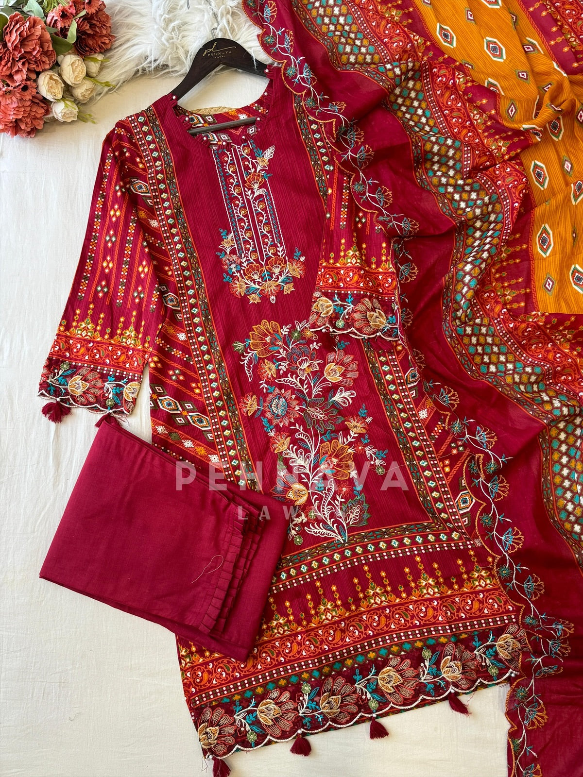 Cotton Three Piece 921-03