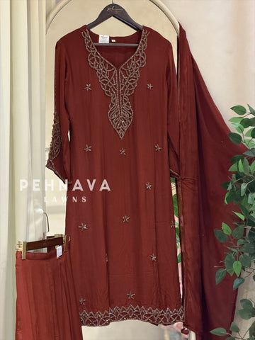 Premium Handworked Chinnon Ensemble