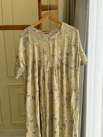 Imported Floral Night Dress-12