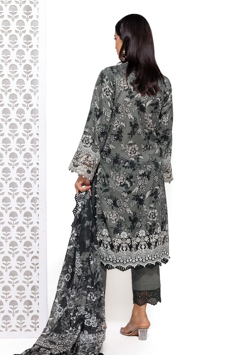 Khaadi Unstitched embroidered Lawn suit-7932