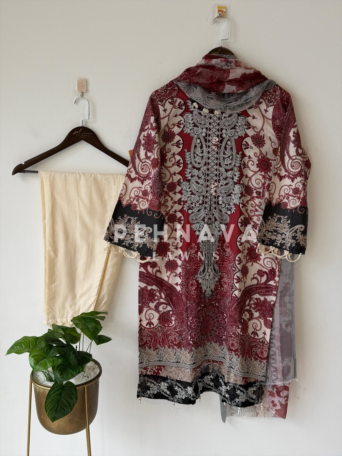 Floral Printed Ready to wear suit-1735