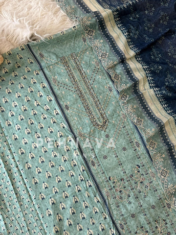 Casual Embroidered Suit-2705 - Pehnava Lawns