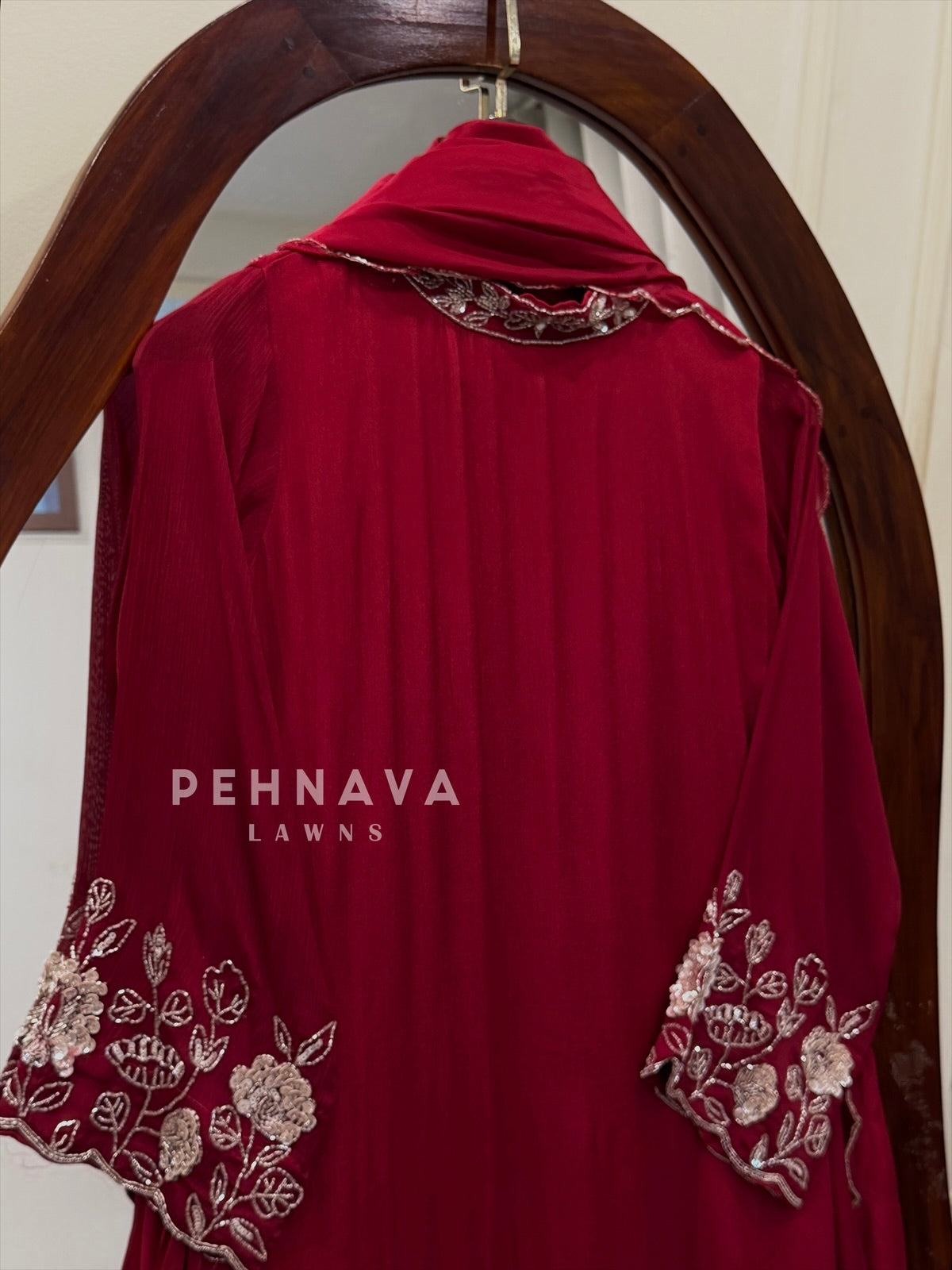 Premium Handworked Chinnon Suit-18355