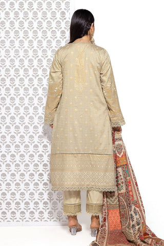 Khaadi Unstitched embroidered Lawn suit-7935