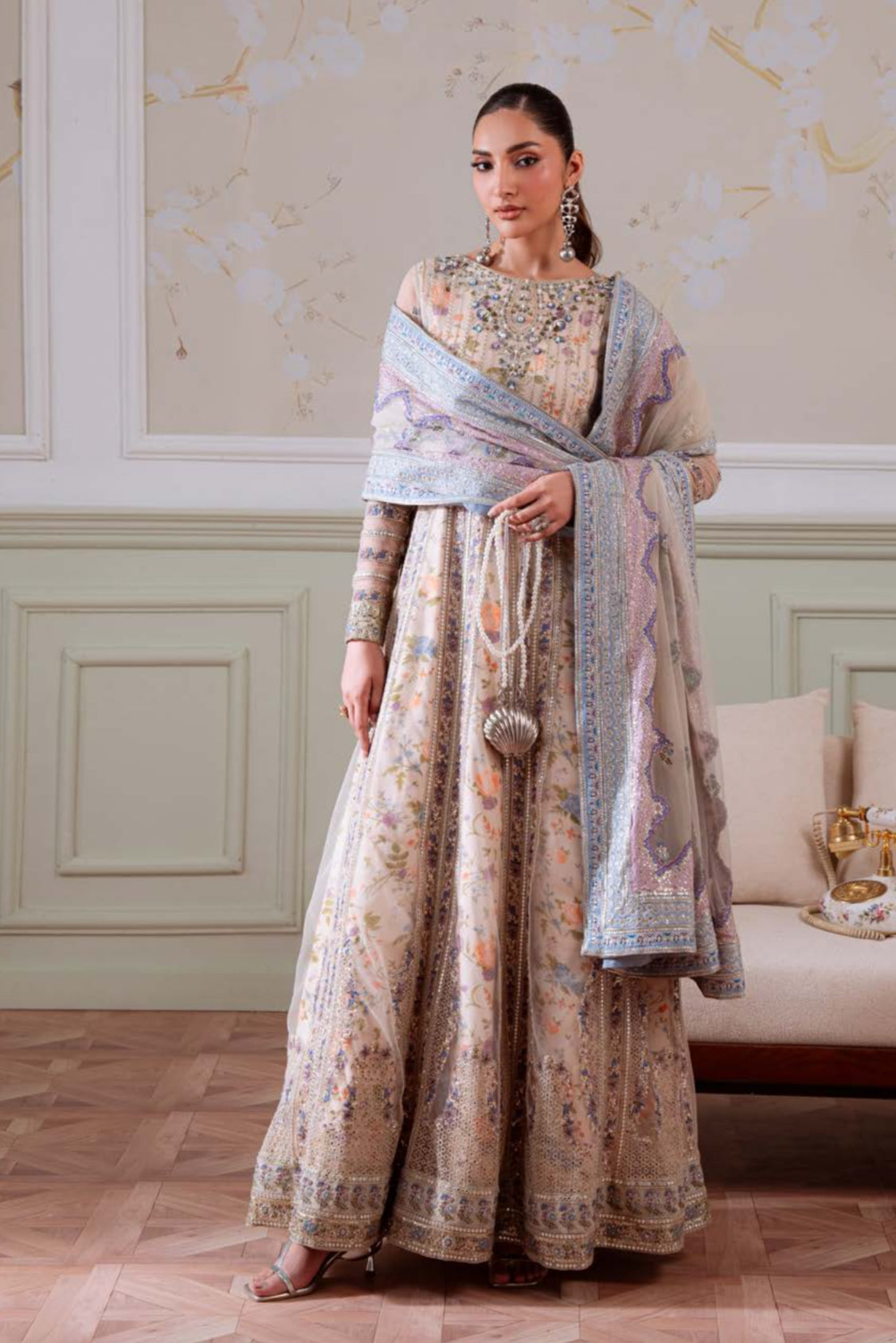 Vintage Grace Pastel Suit