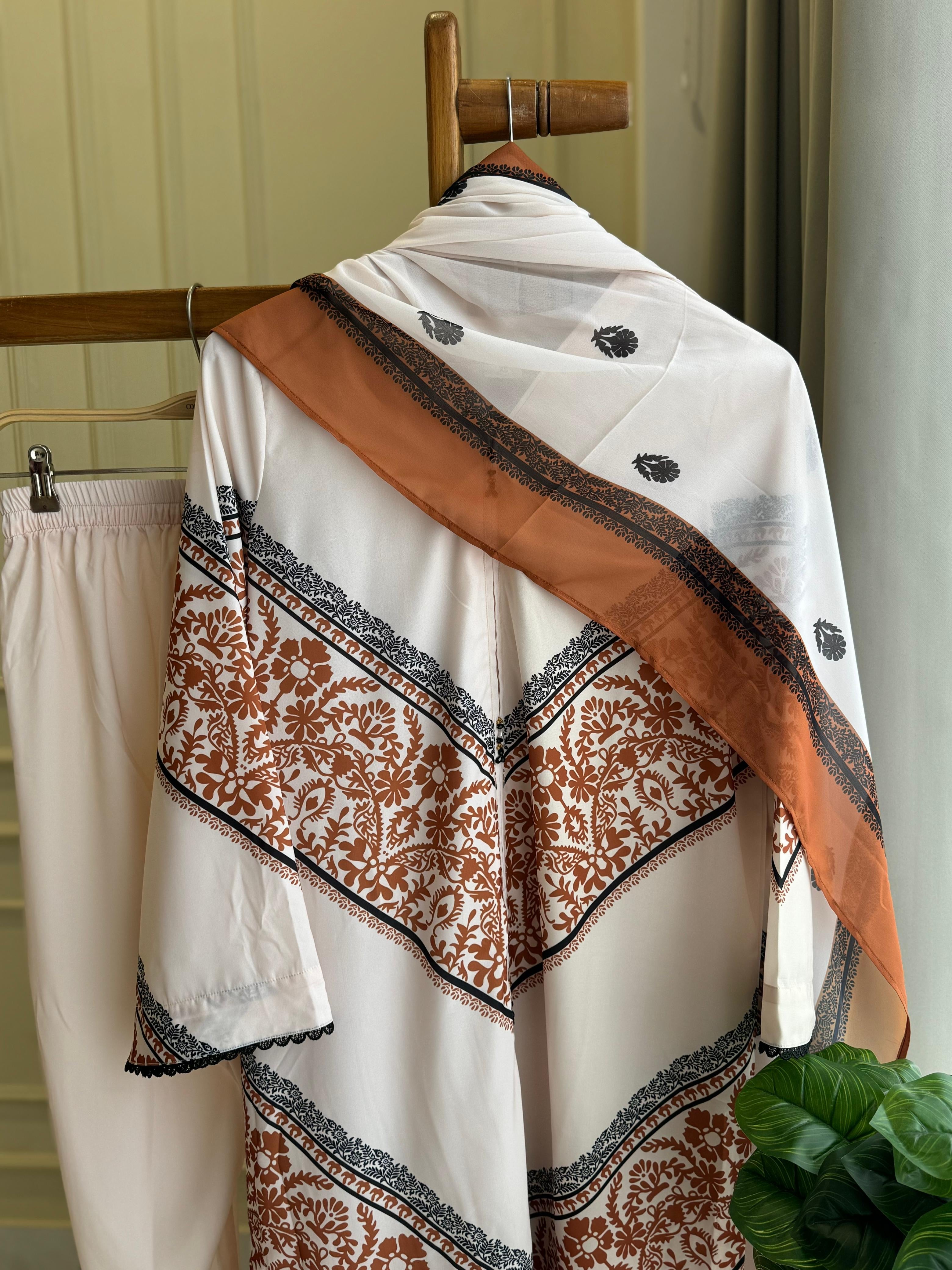 Georgette Chiffon 3 piece Suit