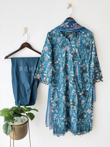 Floral Lawn Suit