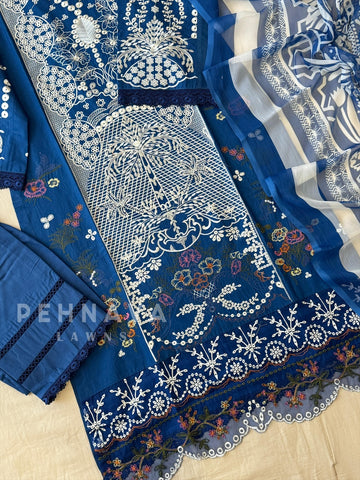 Floral Embroidered Suit Set-1662