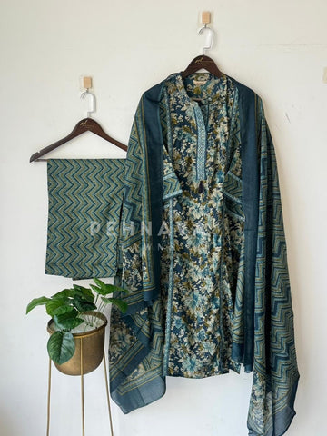 Floral Suit Set-18252 - Pehnava Lawns
