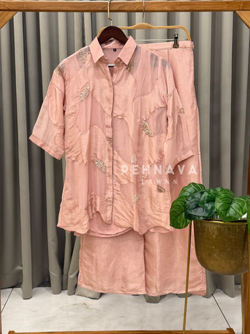 Indo-Western Tissue Party wear Suit 1414