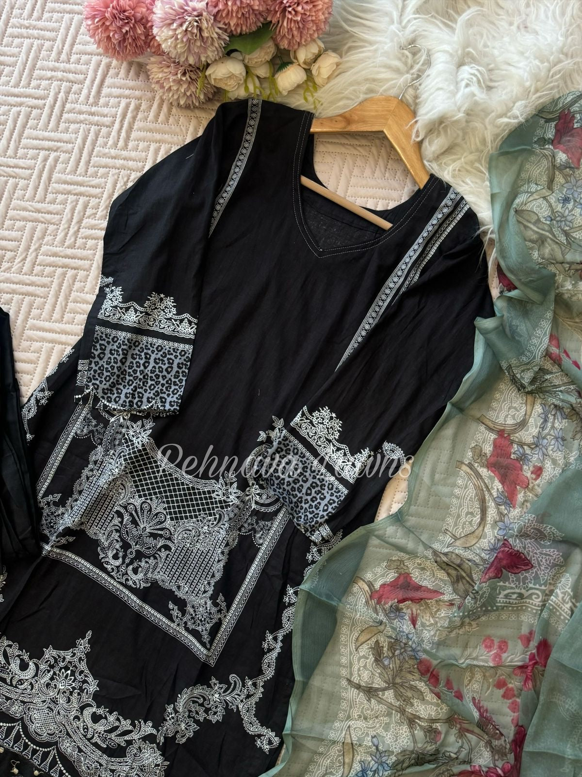 Black Pakistani Suit-526