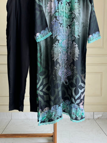 Muslin Hand detailed suit -M75