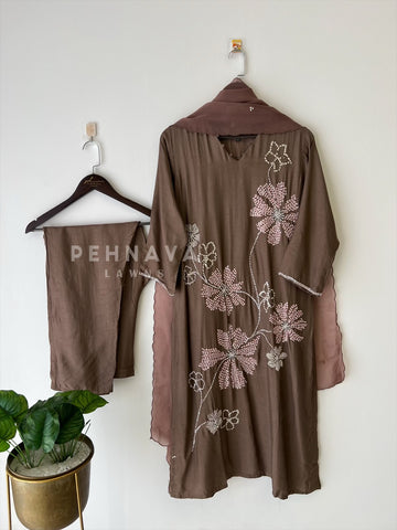 Heritage Bead Floral Suit-2285 - Pehnava Lawns
