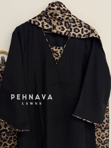 Minimal Animal Printed Three Piece Suit