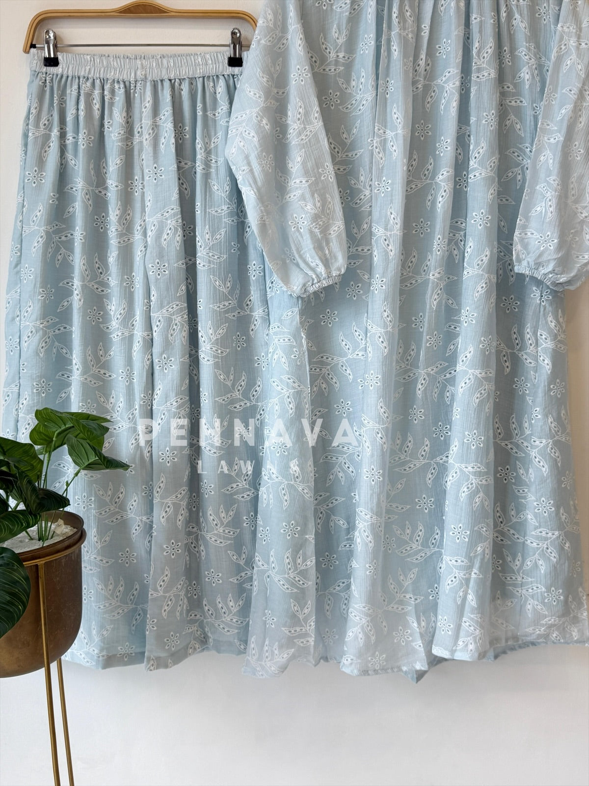 Soft Floral Embroidery Set-4192