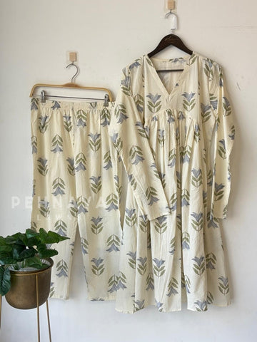 Floral Cotton  Attire - Pehnava Lawns
