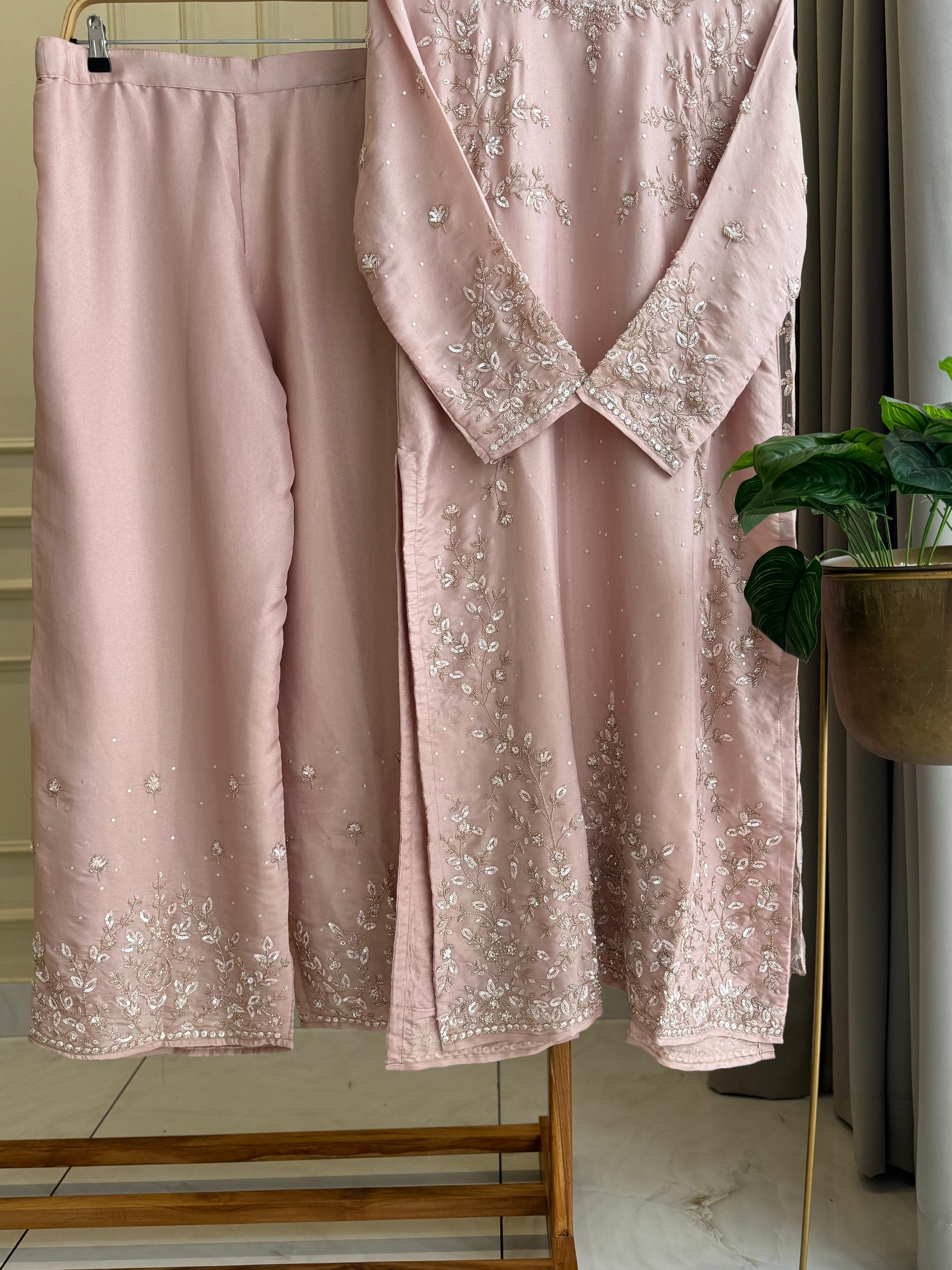 Tissue Handworked Salwar Kameez