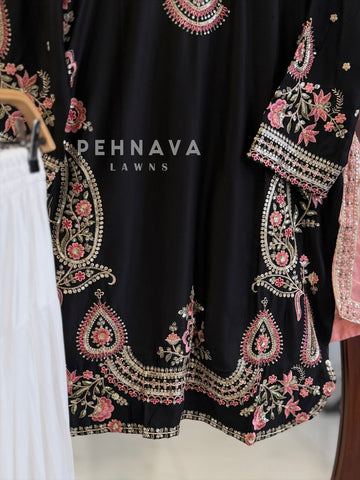 Floral Embroidered Farshi Salwar
