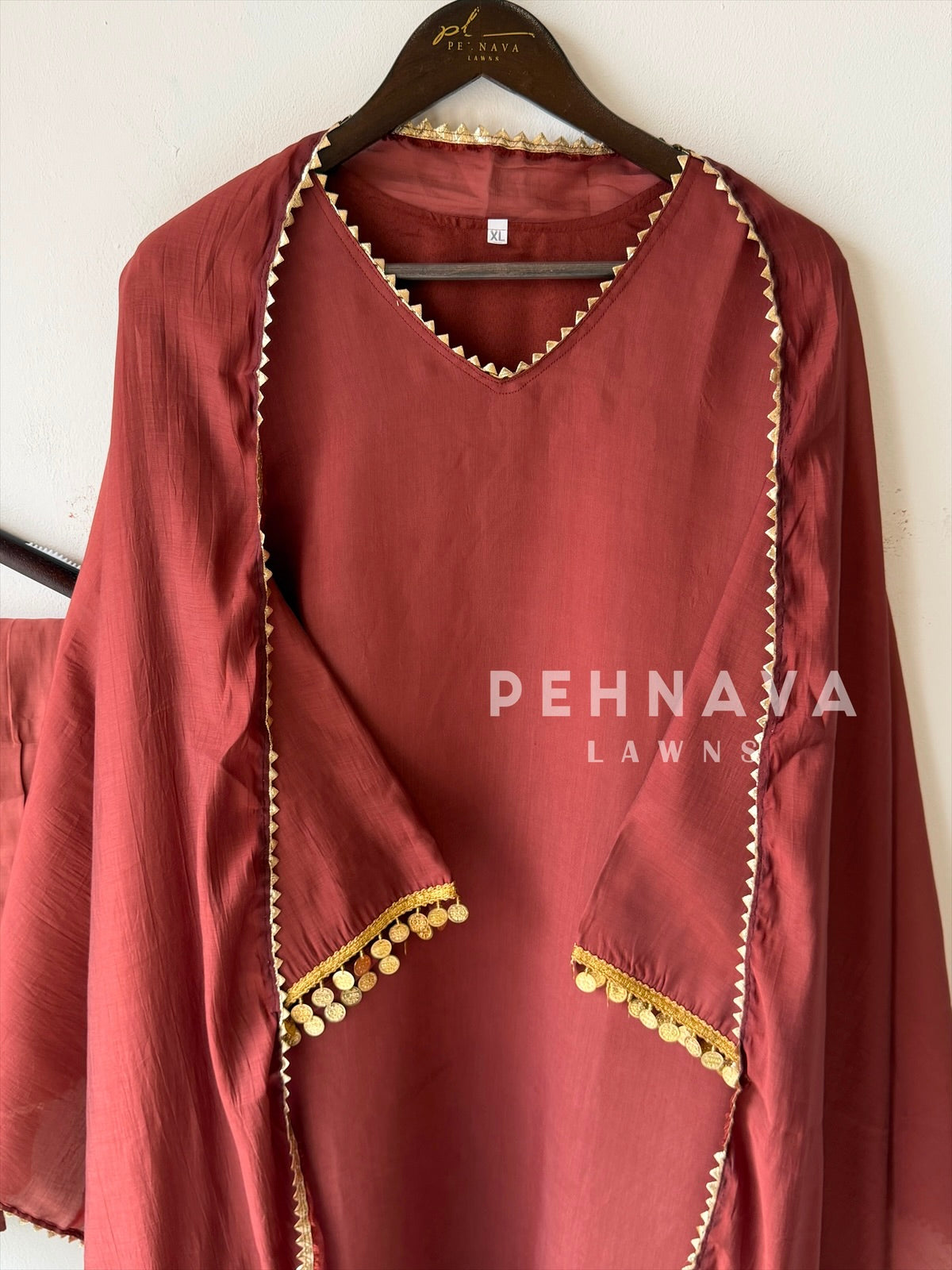 Tassel Work Three Piece (5-8 Days Dispatching Time)