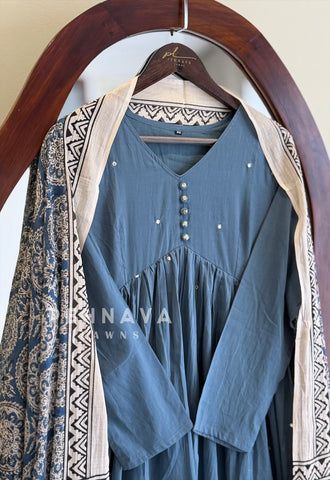 Ethnic Mirror Work Suit Set