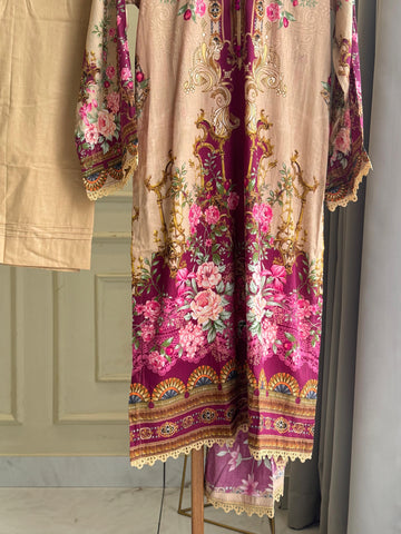 Jade Casual Fit Lawn Suit- 3458