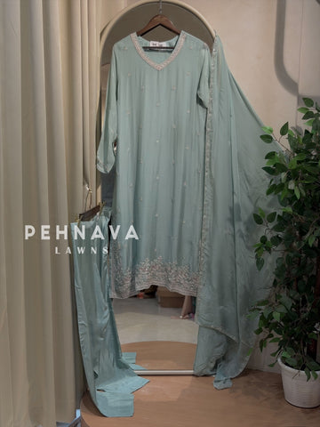Premium zardosi Handworked Suit-11535