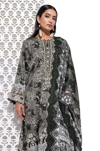 Khaadi Unstitched embroidered Lawn suit-7932
