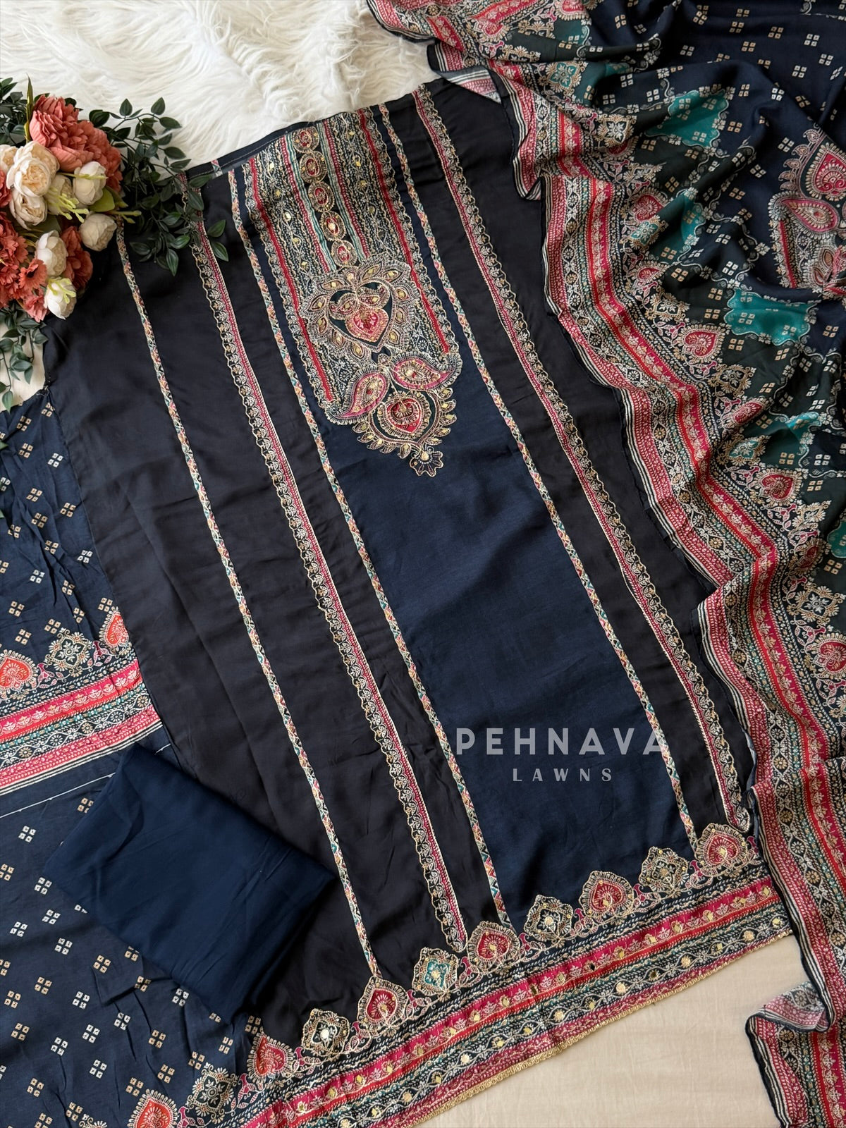 Muslin Unstitched Suit 363