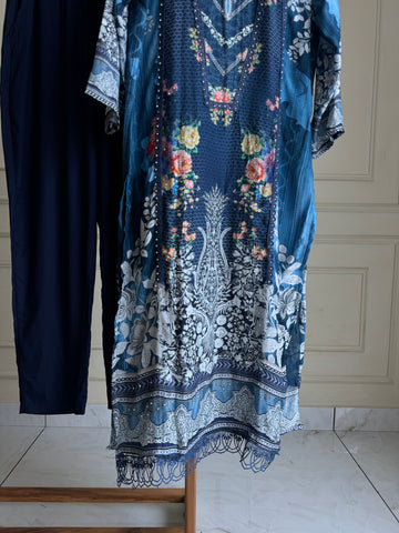 Muslin Hand detailed suit -M-62