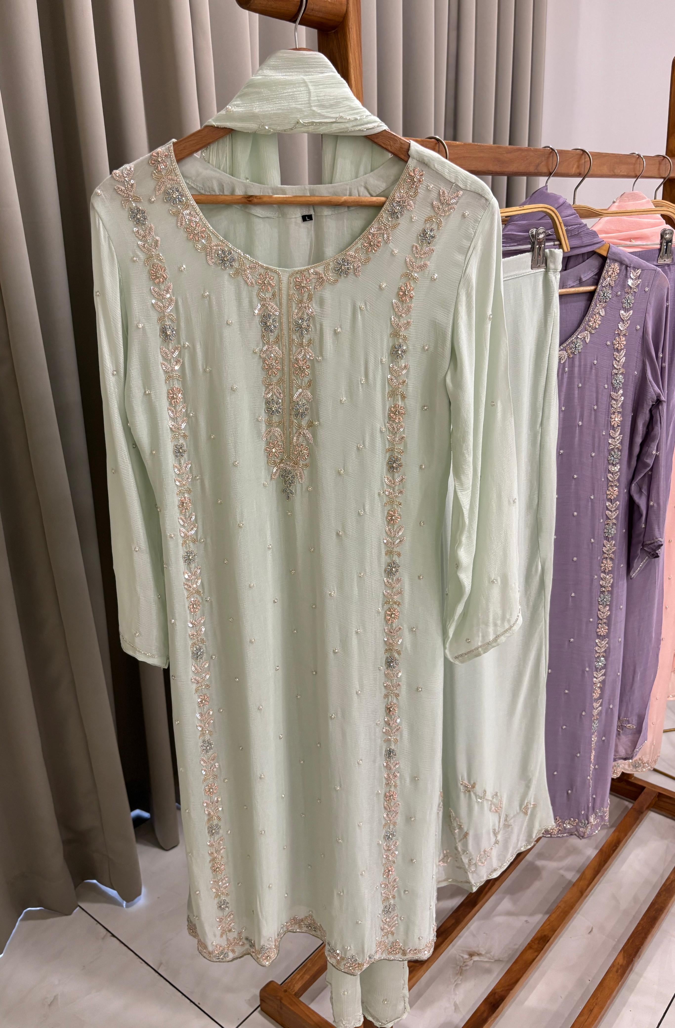 Handworked Premium Ready to wear suit-1456