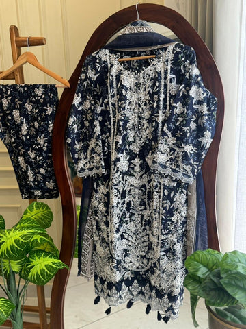 Traditional Embroidery Detailed Suit-2