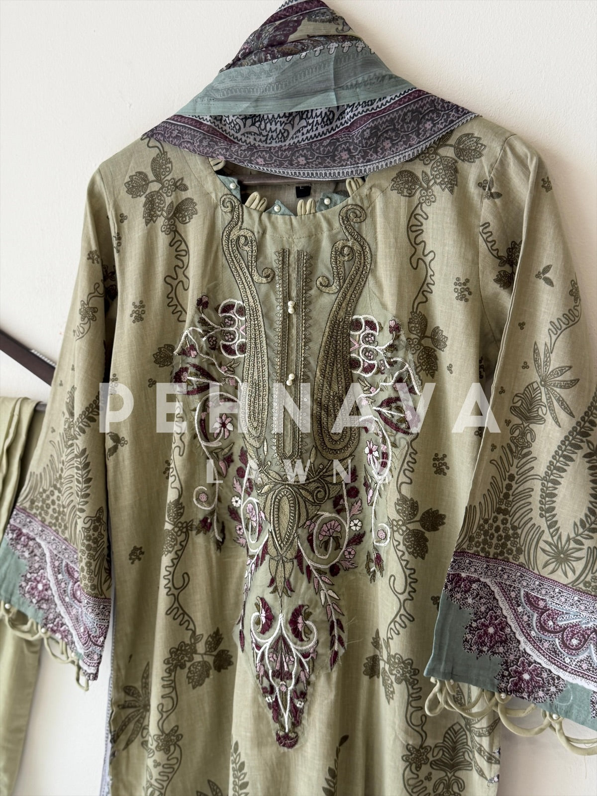 Floral Printed Ready to wear suit-1738