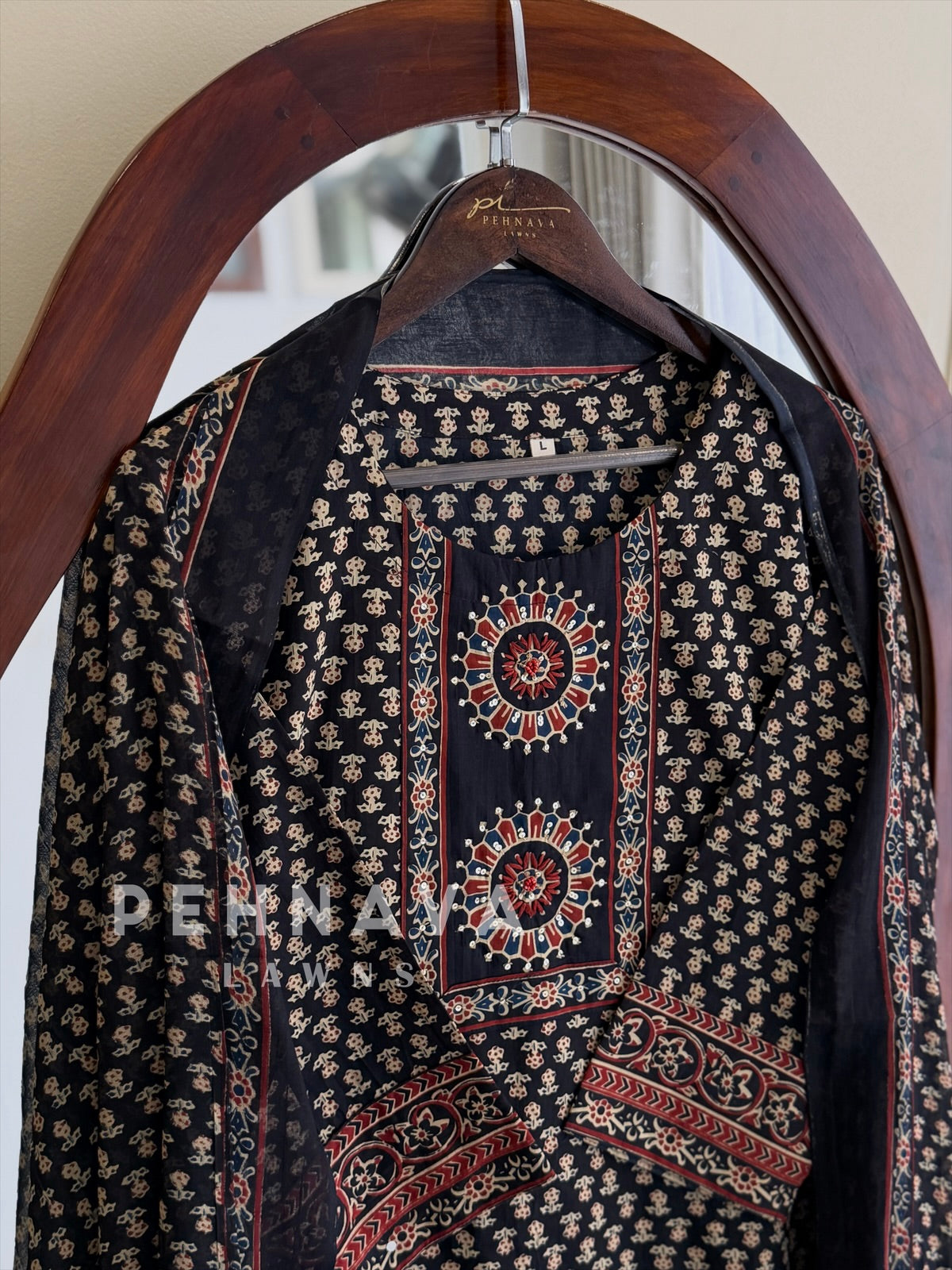 Ajrakh Printed Suit-244