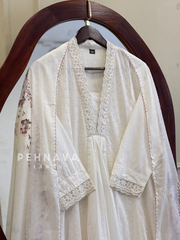 Front Panel Printed Suit Set