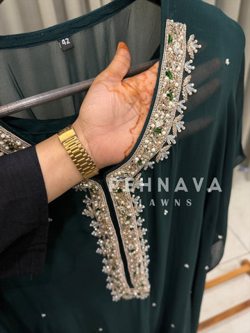 Beaded Yoke Kaftan