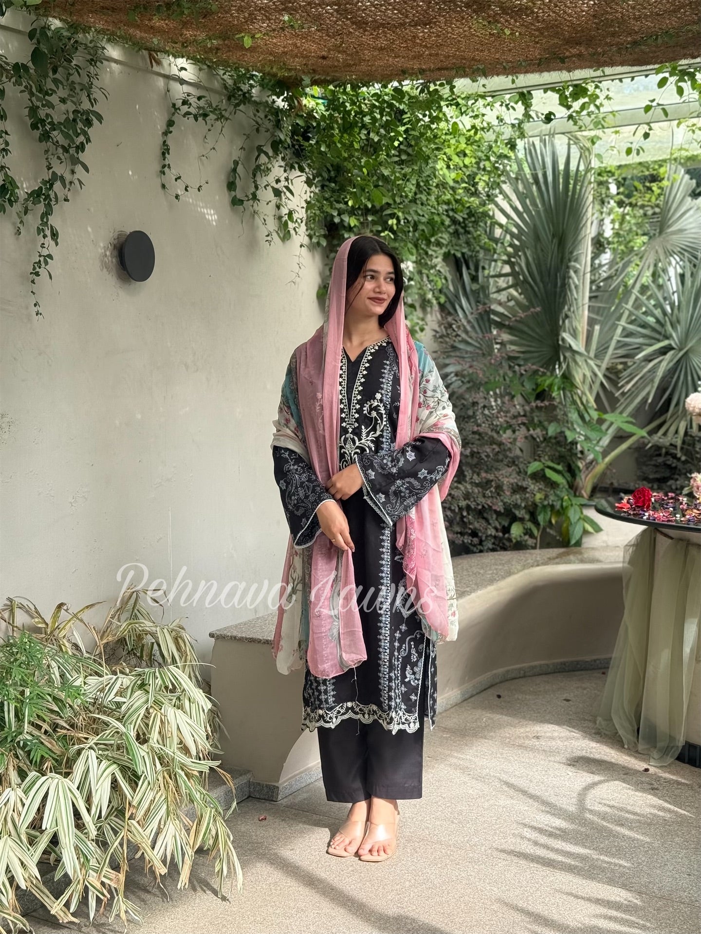 New Black Casual Suit-1294