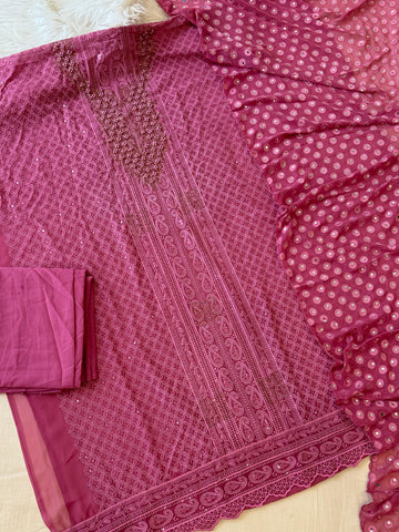 Party wear Georgette Suit