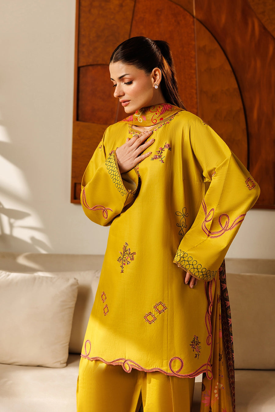 Panache Apparel Embroidered Suit