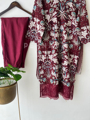 Floral Lawn Suit