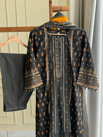 Casual Fit Cotton Suit-3