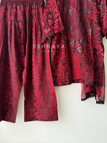 Printed Cotton-Farshi salwar